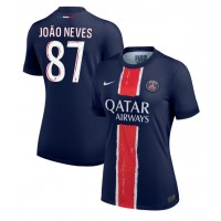 Maglie da calcio Paris Saint-Germain Joao Neves #87 Prima Maglia Femminile 2024-25 Manica Corta